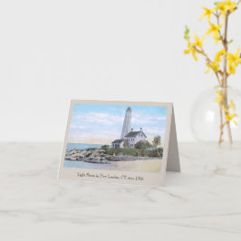 Light House New London CT Kort