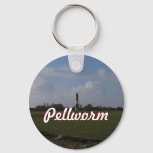 Light House on Pellworm from Afar Nyckelring