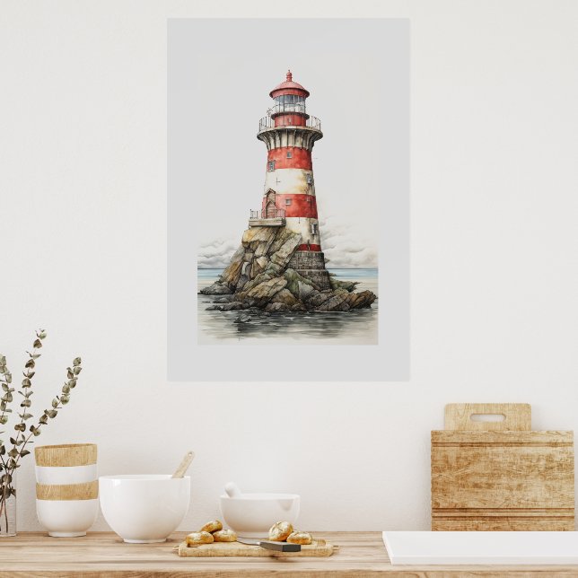 Light House Poster (Kök)