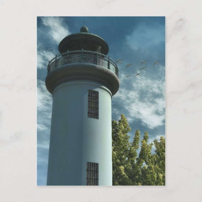 Light House Torn Vykort (Framsida)