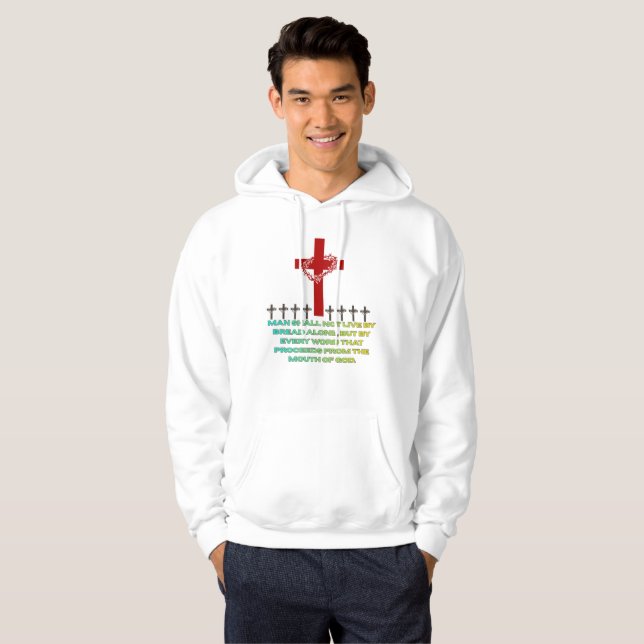 Light in the manger hoodie (Hel framsida)
