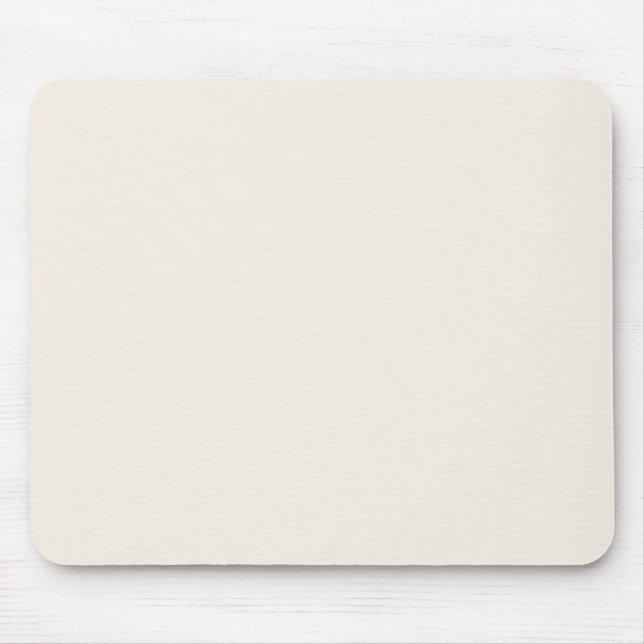 Light Ivory Beige Solid Trend Färg Background Musmatta (Framsidan)