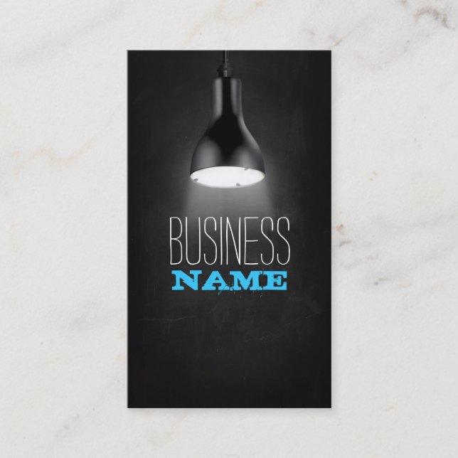 Light / lamp Generic Business card Visitkort (Framsida)