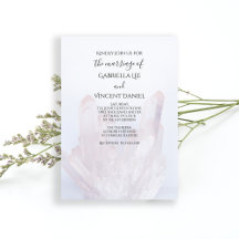 Light Lavender Lila Crystals Bröllop