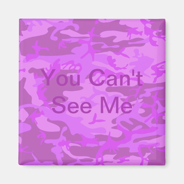 Light Lila Camouflage Magnet (Framsidan)