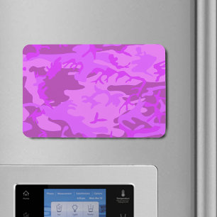 Light Lila Camouflage Magnet