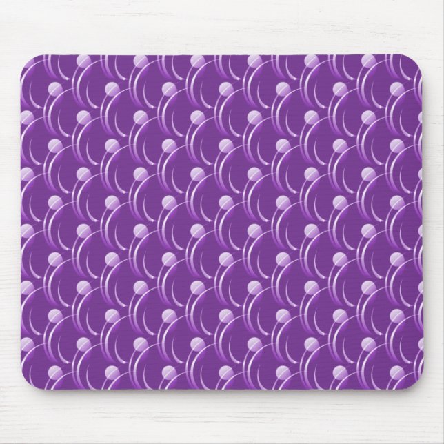 Light Lila Finare Swirls Mousepad Musmatta (Framsidan)