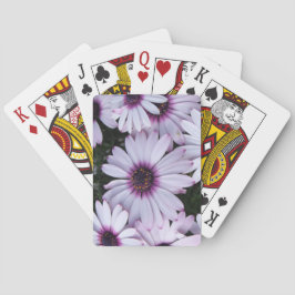 Light Lila Flower Bouquet Spel Kort