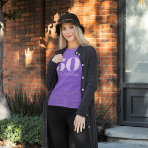 Light Lila Number 50 & Fabulous T Shirt