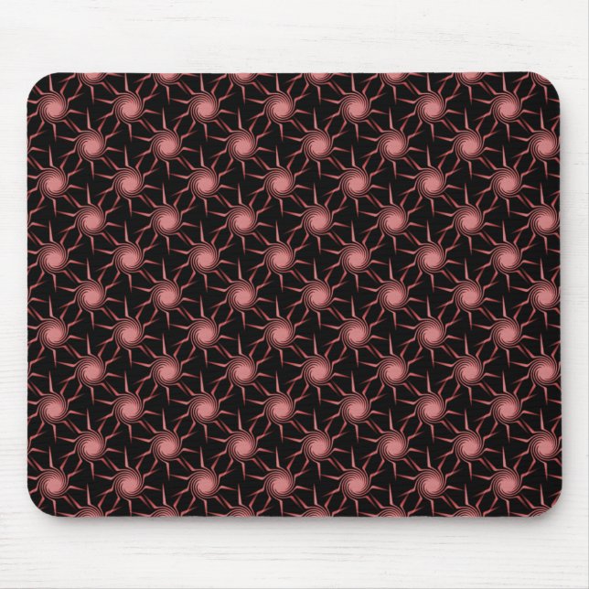 Light Mauve Swirling Sol Mousepad Musmatta (Framsidan)