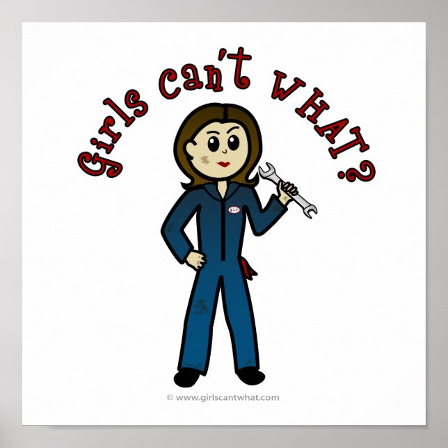 Light Mechanic Girl Poster (Framsidan)