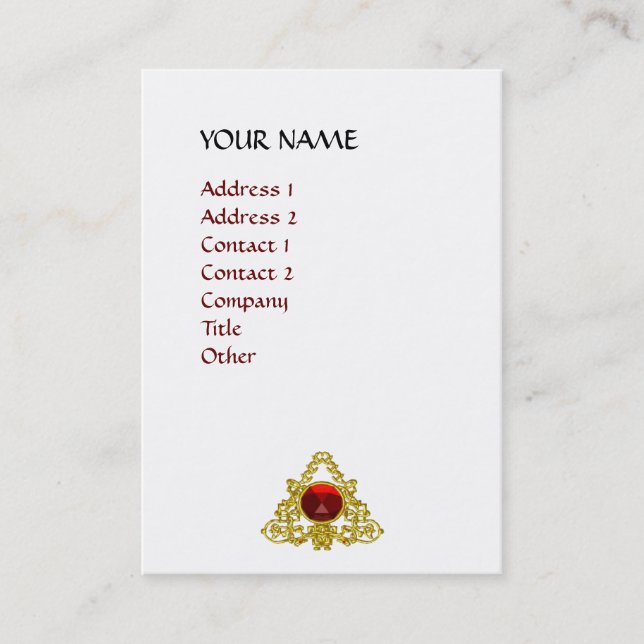 LIGHT MEMORIES MONOGRAM VISITKORT (Framsida)