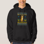 Light Meownorah Jewish Cat Menorah Ugly Chanuk Hoodie<br><div class="desc">Ljuset Meownorah judisk katt Menorah Ugly Chanukah.</div>