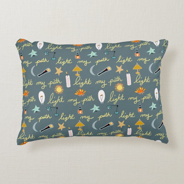 Light My Väg Prydnadskudde (Framsidan)