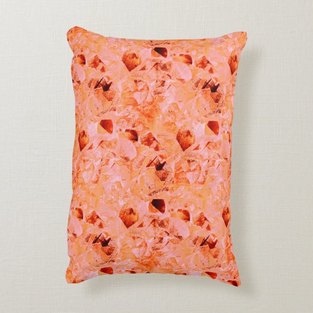 Light nedfläckad struktur tittar som kopia av löv prydnadskudde (Baksidan(Vertikal))