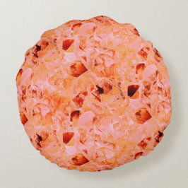 Light nedfläckad struktur tittar som kopia av löv rund kudde