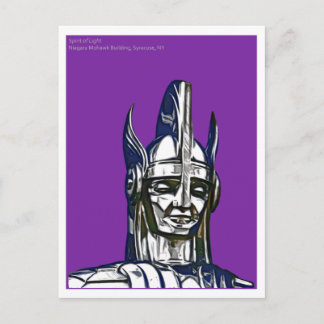 Light, Niagara Mohawk Byggnad, Syracuse Vykort