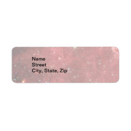 Light North America Nebula InfrRED Returadress Returadress Etikett