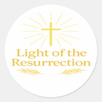 Light of Christ Sticker for Candle Gifts | Easter Runt Klistermärke