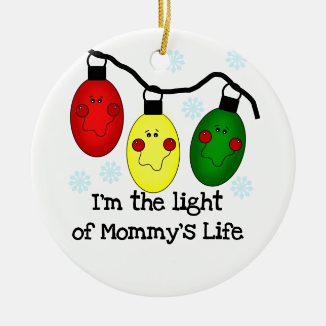 Light of Mamma Life Customized Ornament (Framsidan)