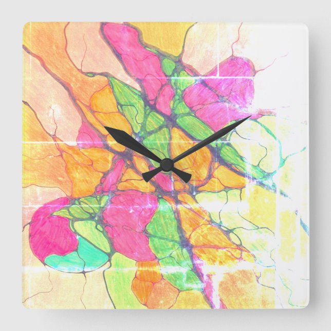 Light of the room fyrkantig klocka (Framsida)