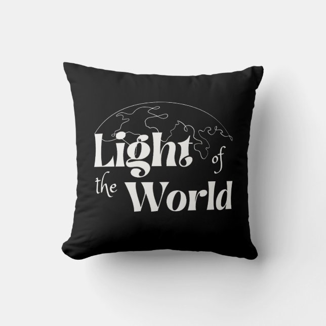 Light of the World Inspirational Christmas  Kudde (Framsida)