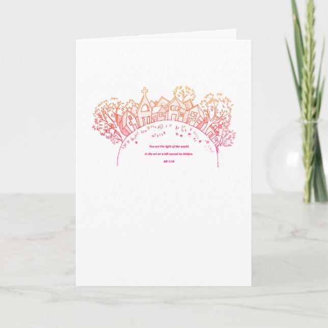 Light on a Hilltop Kort (Framsida)