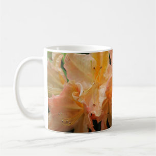 Light Orange Rhododendron Blommar Mugg