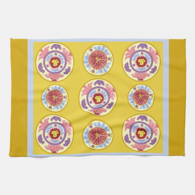 Light Passion Mönster Kitchen Towel Kökshandduk (Horisontell)