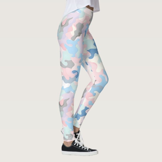 Light Pastel Camouflage Leggings (Höger)