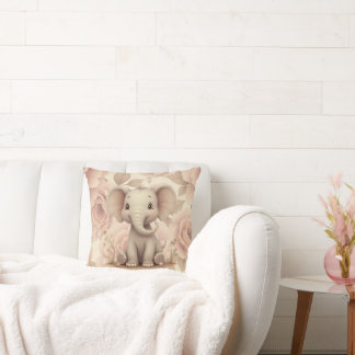 Light Pastel Floral Kudde