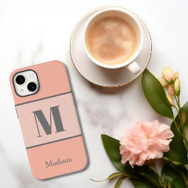 Light Peach Monogram Namn