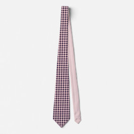 Light pink and navy blue houndstooth  slips