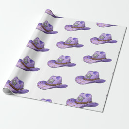 Light Purple Cowgirl Hat Presentpapper