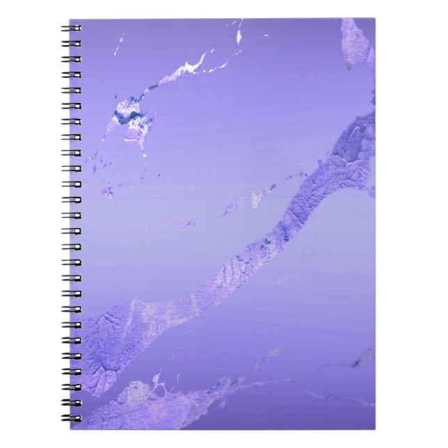Light Purple with Metallic Accents Notebook Anteckningsbok (Framsidan)