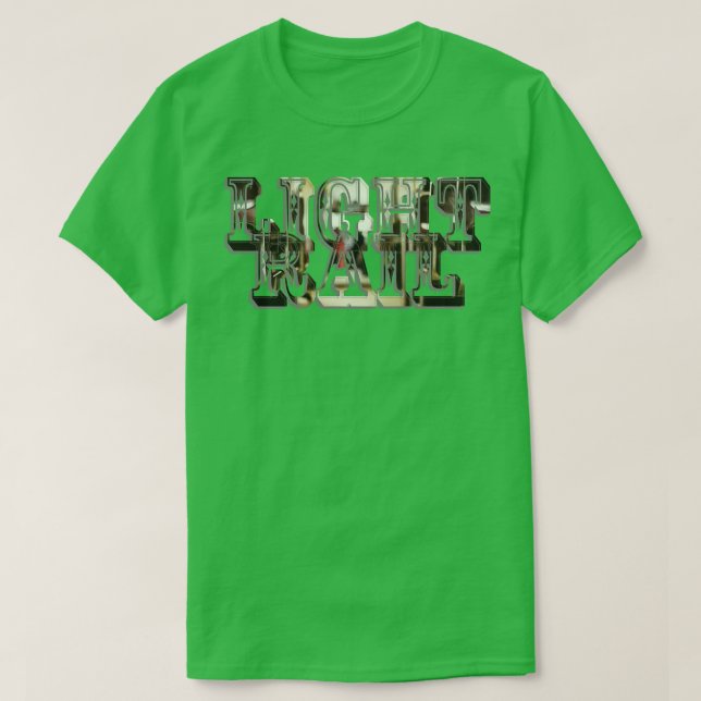 Light Rail T Shirt (Design framsida)