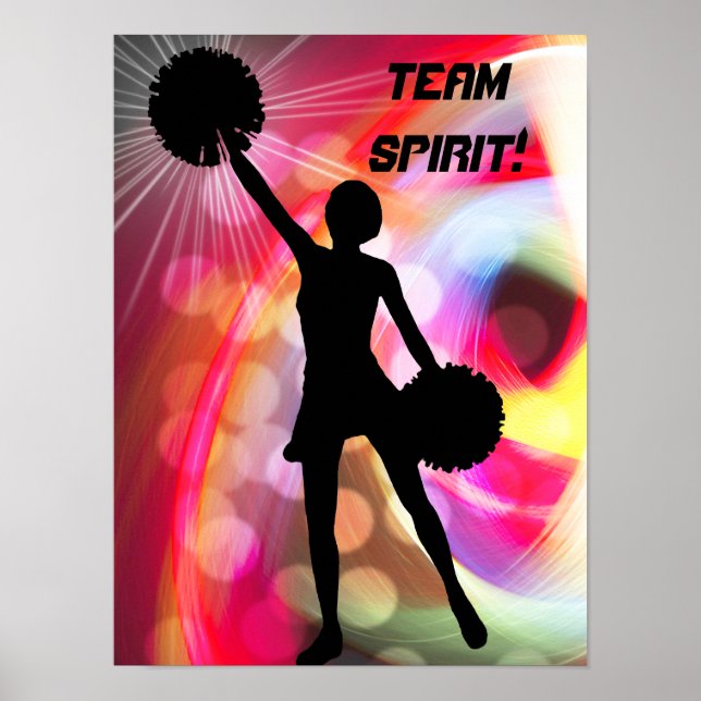 Light Rainbow med Cheerledare Poster (Framsidan)