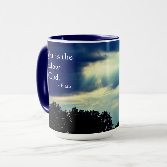 Light Rays Ceramic Mugg (Framsida vänster)