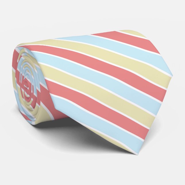 Light Red Blue Grönt White Rand Slips (Rullad)