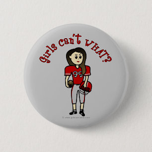 Light Red Football Knapp