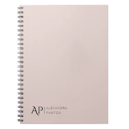 Light Ro Anpassningsbar Initialer Personal Anteckningsbok