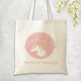Light Ro Rosa White Magic Unicorn Tygkasse