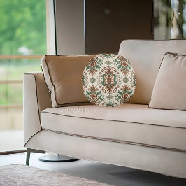 Light Rustic Rund Kudde