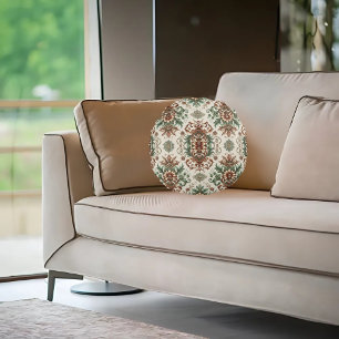 Light Rustic Rund Kudde