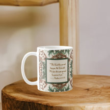 Light Rustic Traditional Morgonvälsignelse Mugg