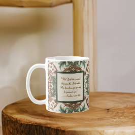 Light Rustic Traditional Morgonvälsignelse Mugg