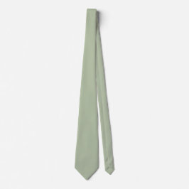 Light Sage Grönt Solid Färg Slips