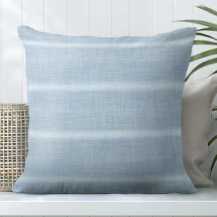 Light Sea Blue Linen Struktur Dekorativ kudde