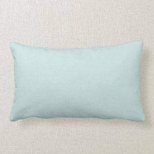 Light Seafoam Blue Grönt Färg Trend Sea Skam Lumbarkudde