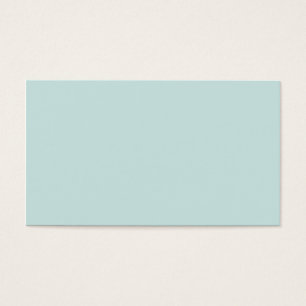 Light Seafoam Blue Grönt Färg Trend Sea Skam Visitkort